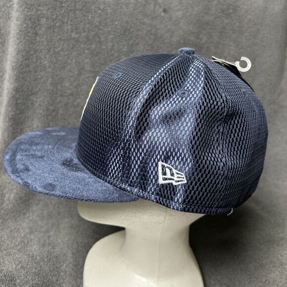 New Era 59Fifty Indiana Pacers Hat 7 3/4 Blue NBA On Court Collection NWT - Picture 4 of 10